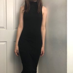 Classy Black Sleeveless Dress